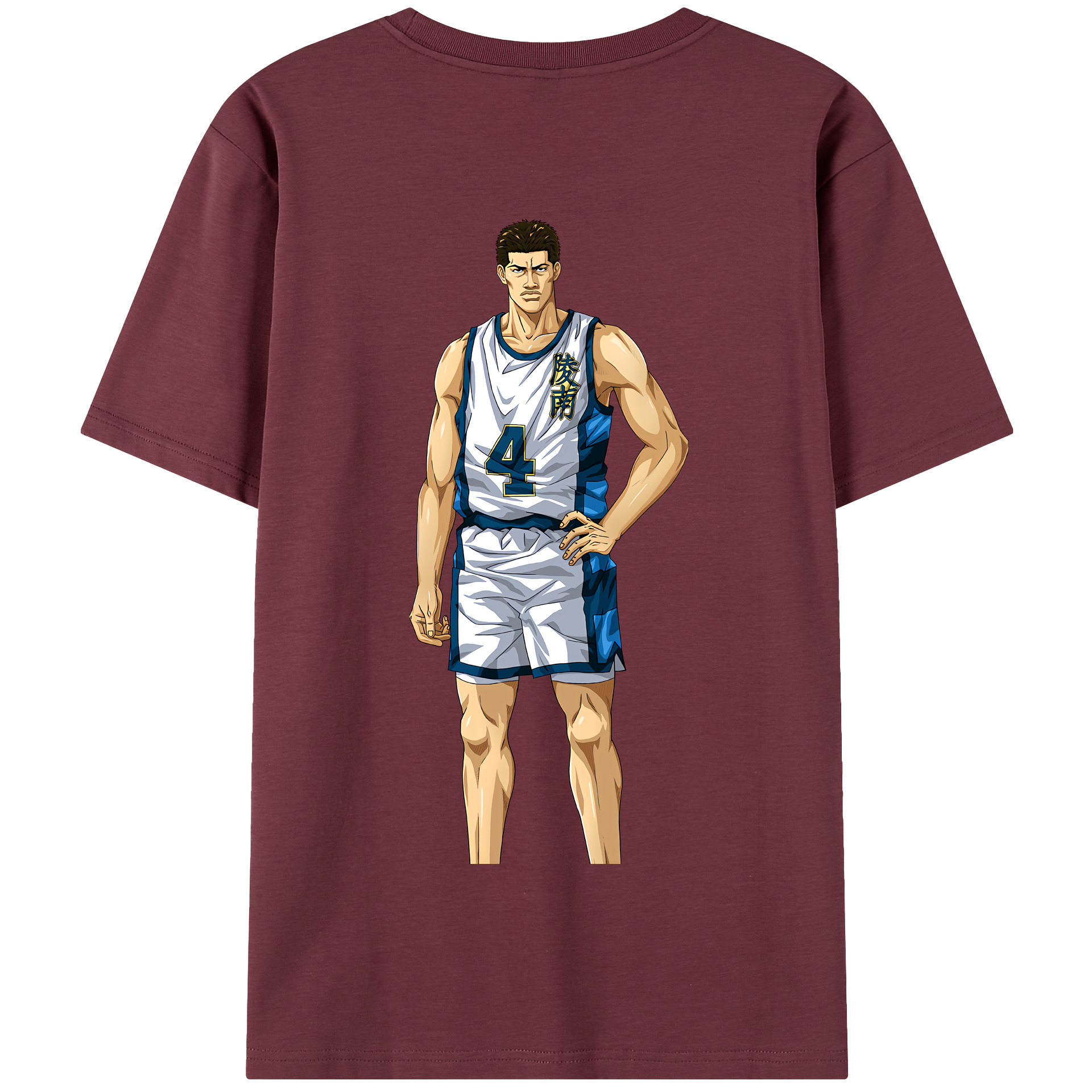 SLAM DUNK／スラムダンク 綿100％半袖Tシャツ（背面プリント）